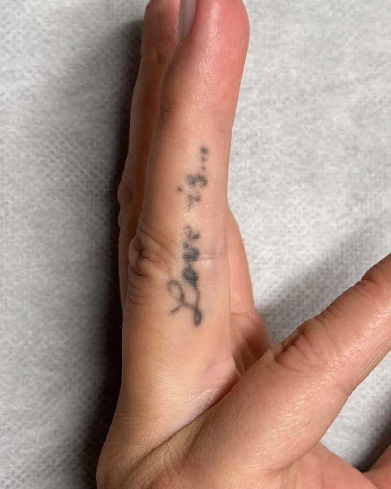 Tattoo Fading before